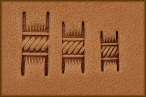 Basket Stamp- rope pattern center
