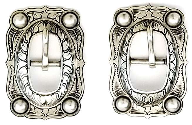 022320-Oval Concho Buckle