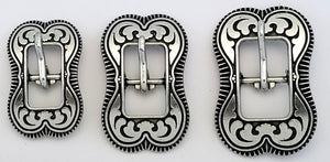 040119 ZINC Coin Edge Centerbar Buckles