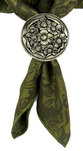 070316  Torn Open Concho of bronze by Horse Shoe Brand Tools