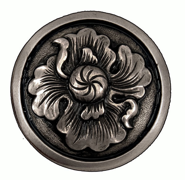 070416 Peony Concho of bronze by Horse Shoe Brand Tools
