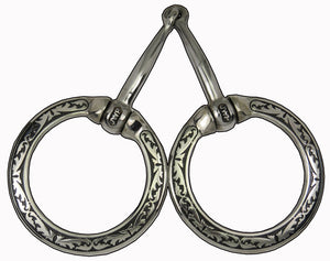 JWP-Fancy Ring Snaffle