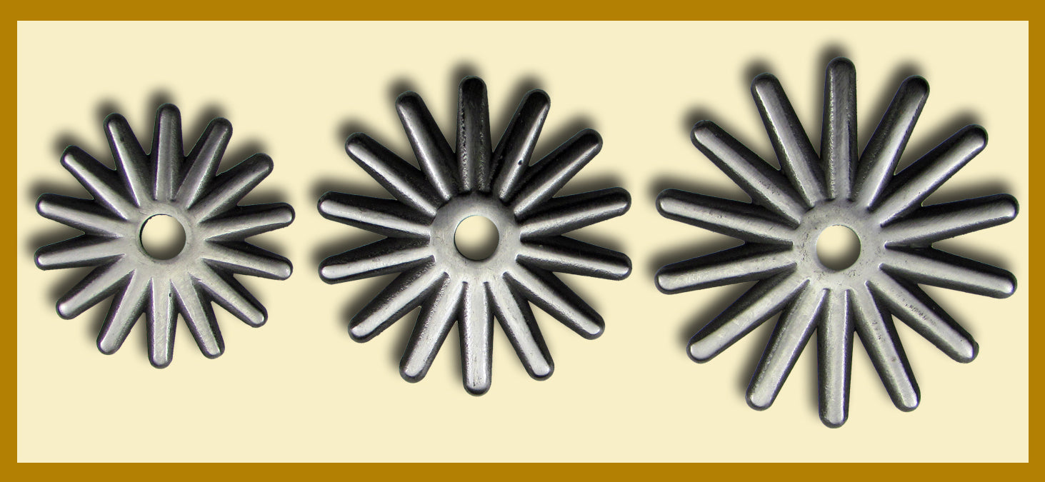 Éperons Cowboy Vaquero - Molette Croix 1 1/4" 6 Points - Neuf USA