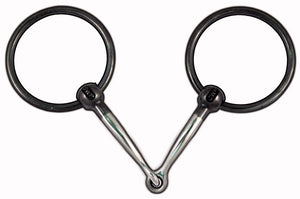 JWP- Blued Ring Snaffle