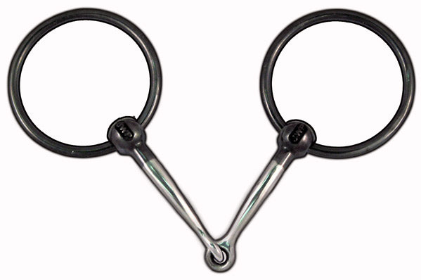 JWP- Blued Ring Snaffle