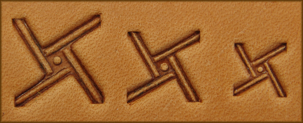 Geometric Stamp- Windmill smooth