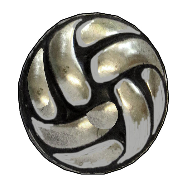 111218 Concho of bronze by Horse Shoe Brand Tools